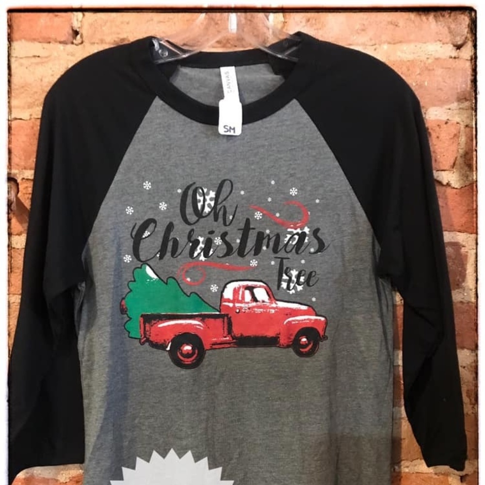 Christmas 3/4 sleeve T-shirt